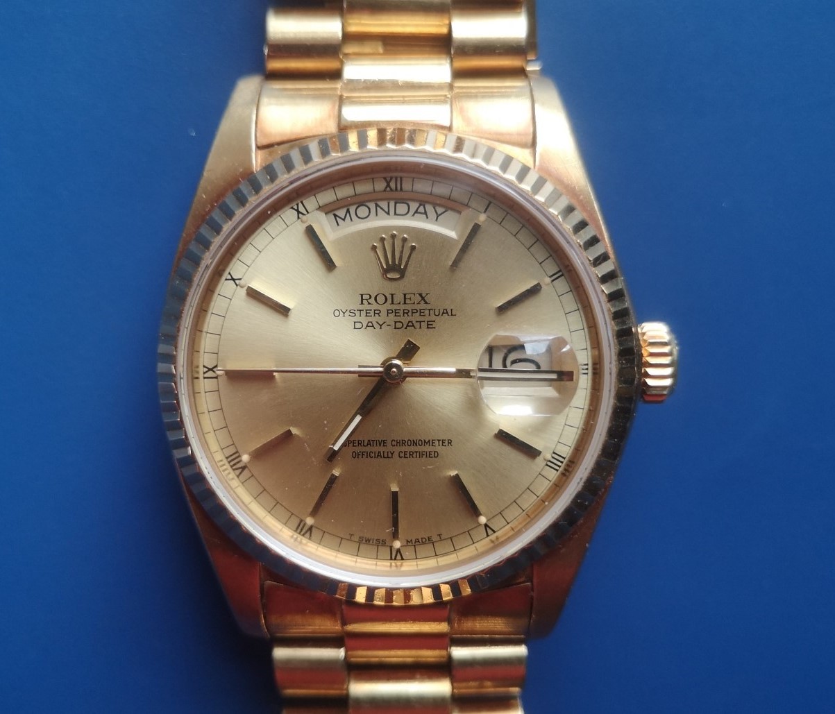 18ct Rolex Day/Date £9,800