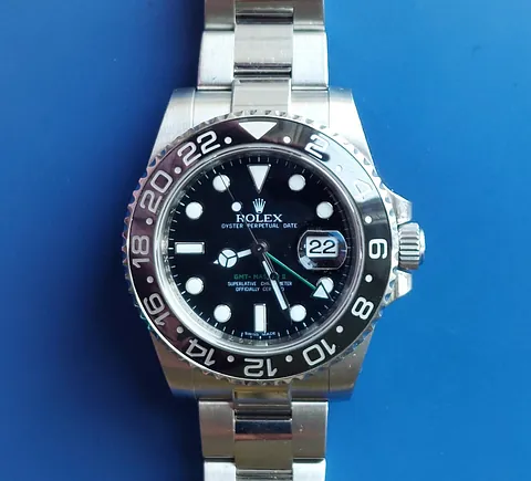 Rolex 2009 GMT Master II being estimated at £6,000-9,000